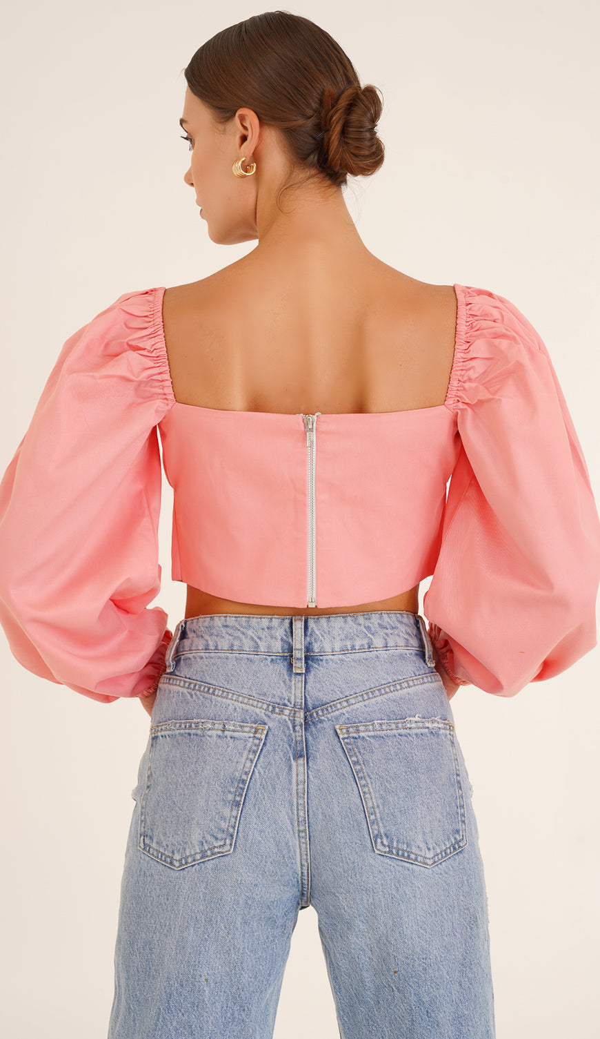 Bella Peach Corset Top