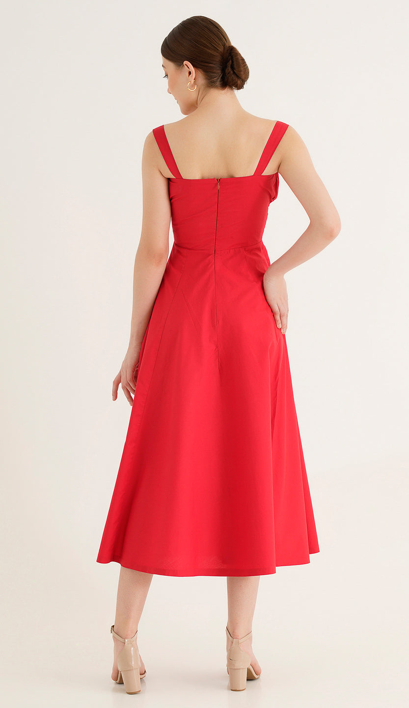 Emma Red Corset Dress